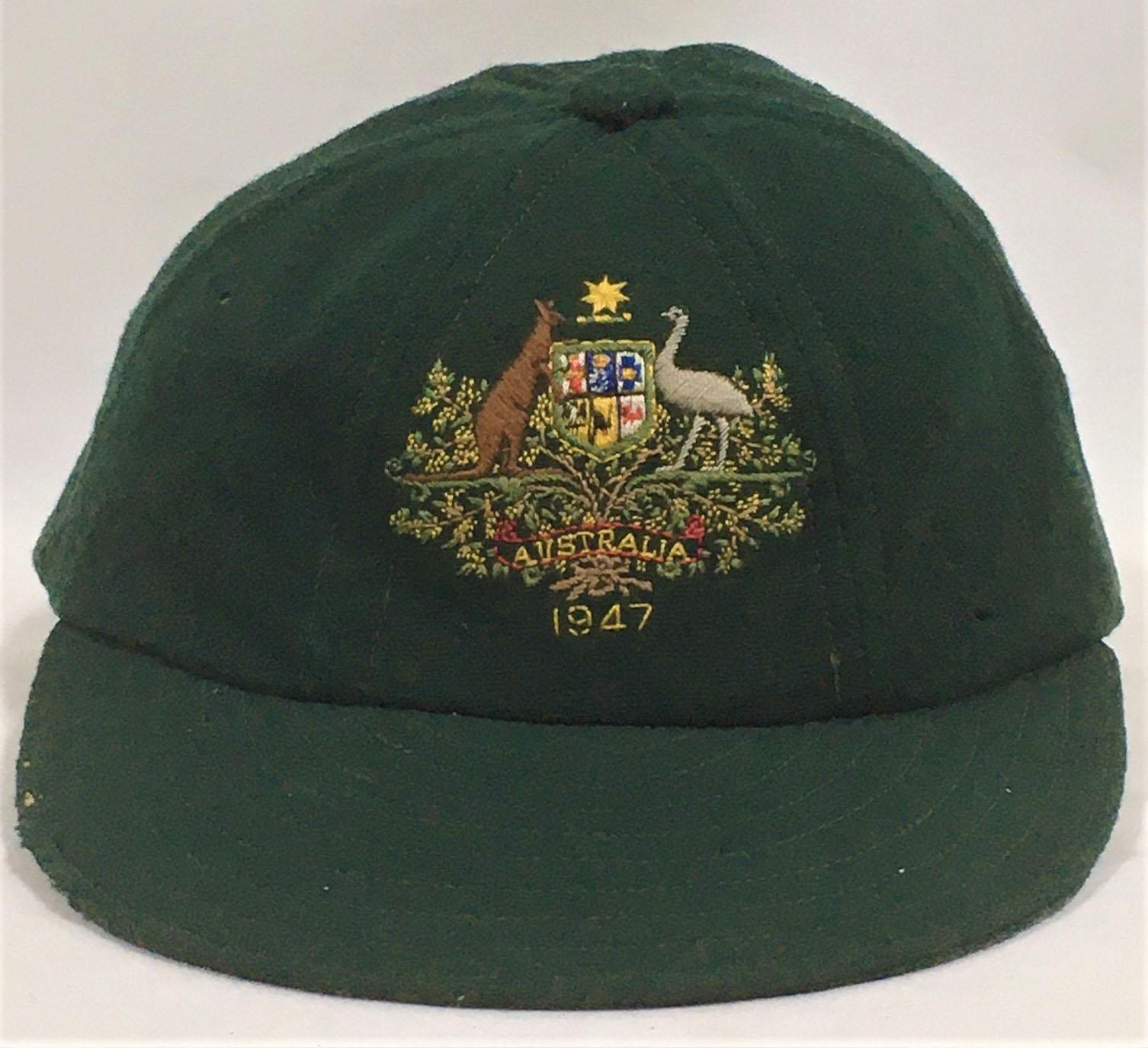 1947 Australian Team baseball cap Collections WA